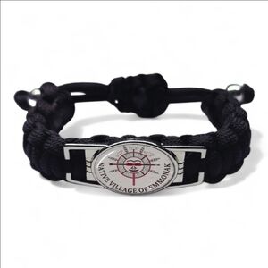 Emmonak Village Flag Adjustable Charm Bracelet Native American Heritage